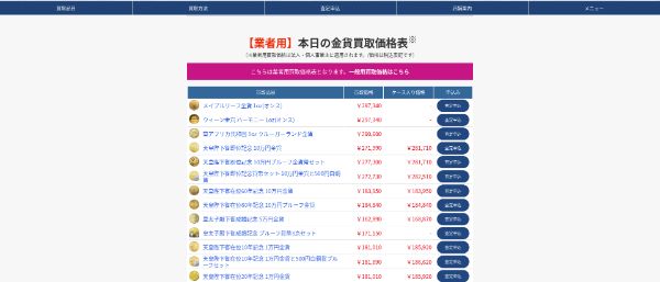 金貨買取本舗